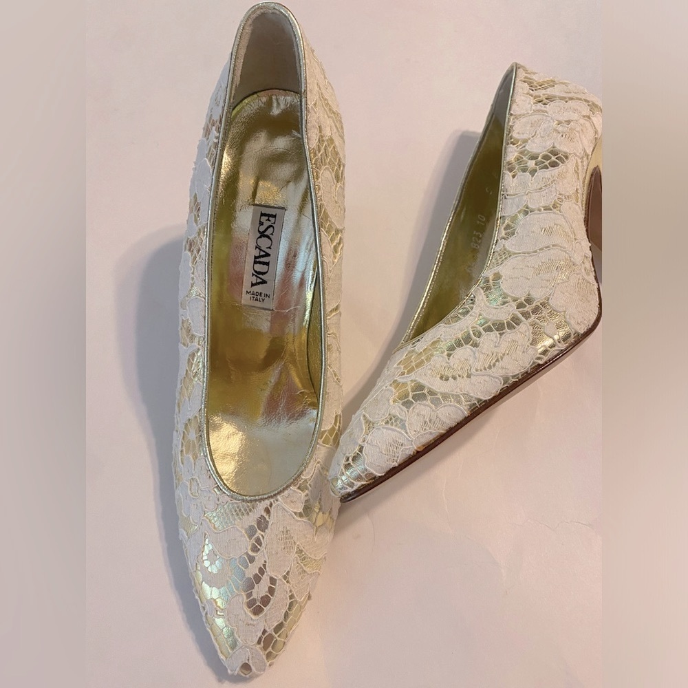 Vintage Escada Vero Cuoio Heels Women’s Size9